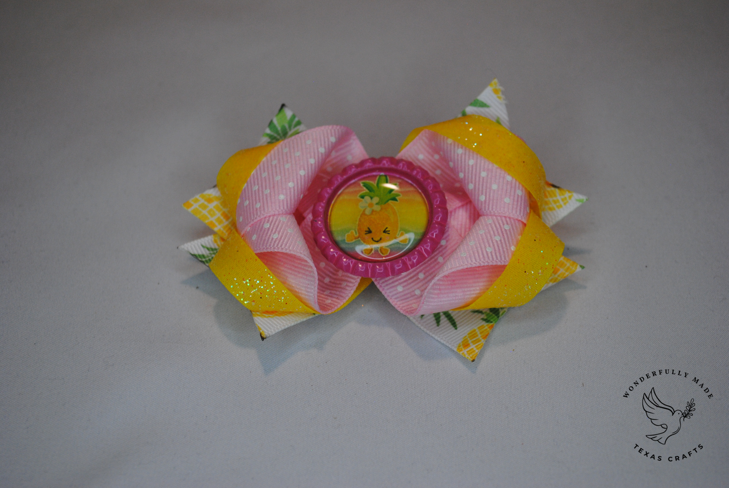 Pineapple mini bow