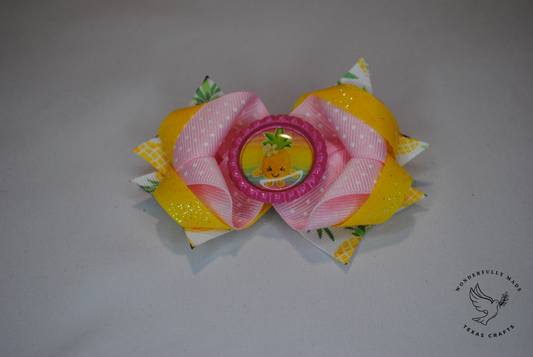 Pineapple mini bow
