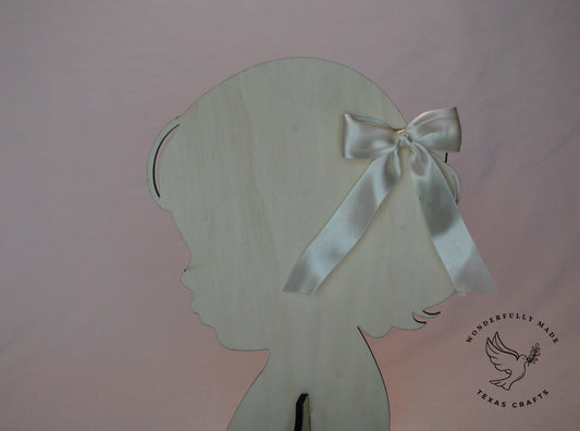 Ivory Satin Bow