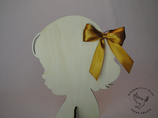 Gold Satin Bow