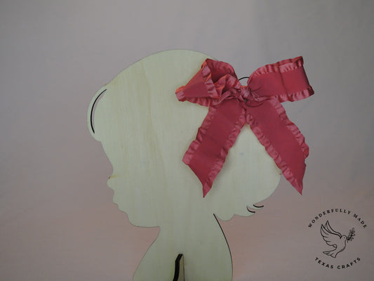 Rose Ruffle Bow