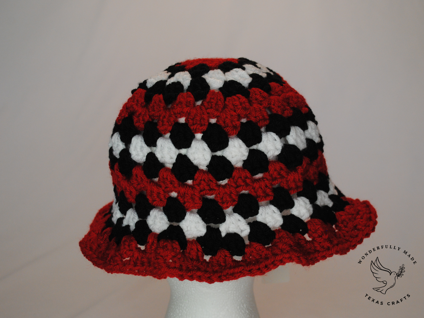 Red and Black Bucket Hat