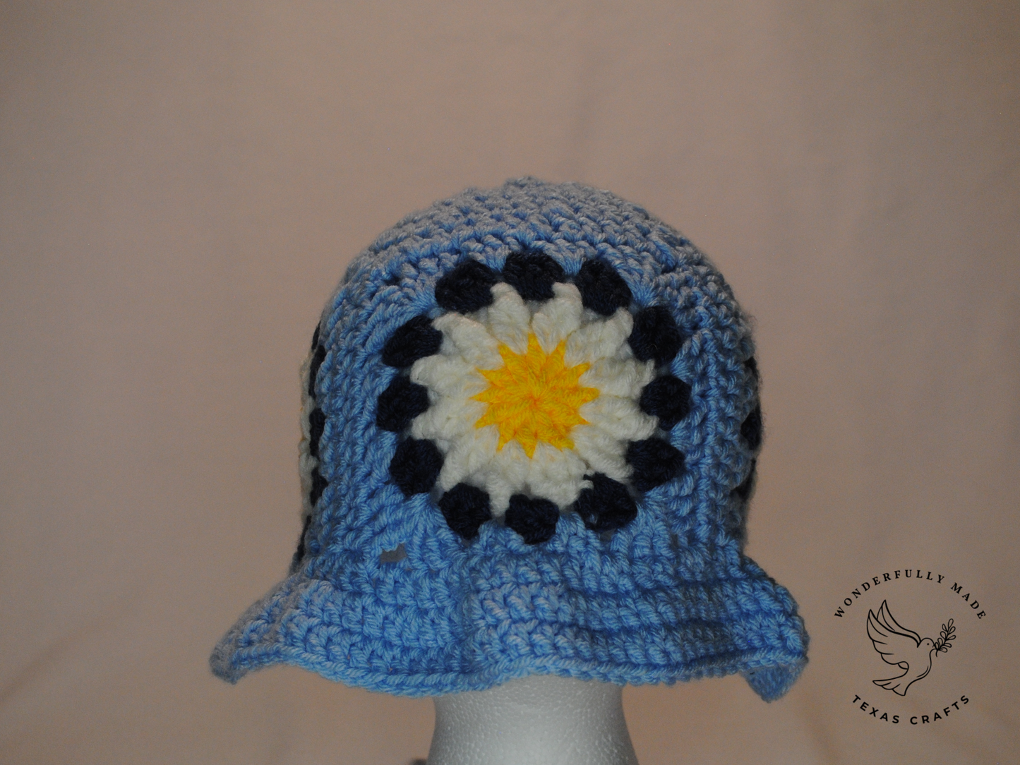 Blue Daisy Bucket Hat