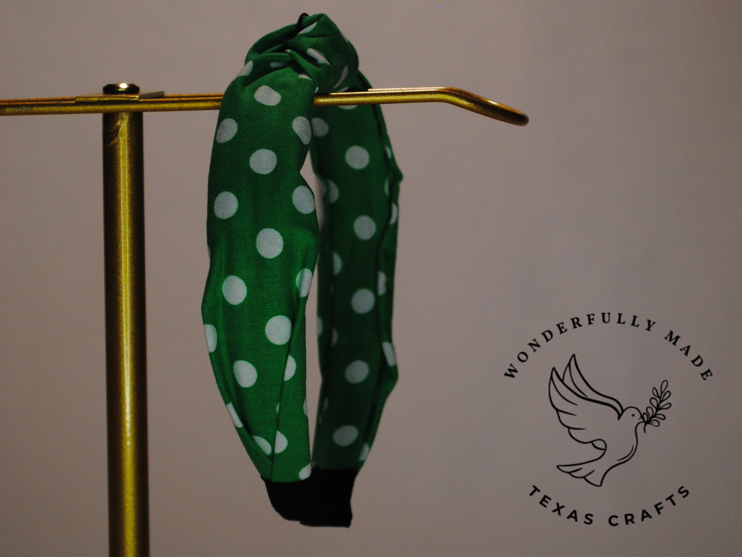 Green Dots Headband
