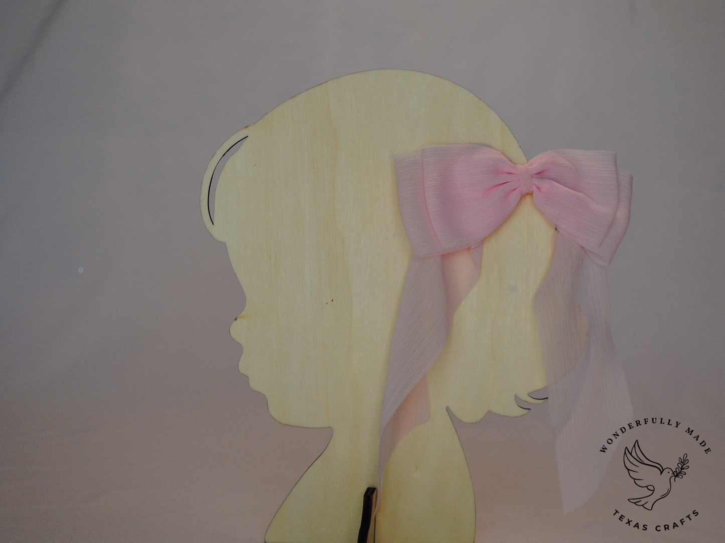 Pink Chiffon Bow