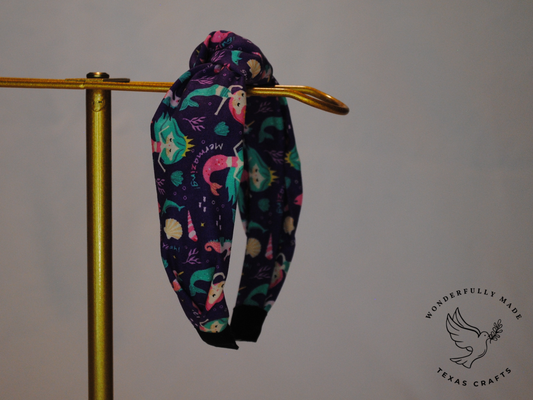 Purple Mermaid Headband