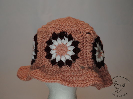 Rose Sunburst Bucket Hat