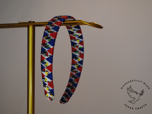Christmas Lights Woven Headband