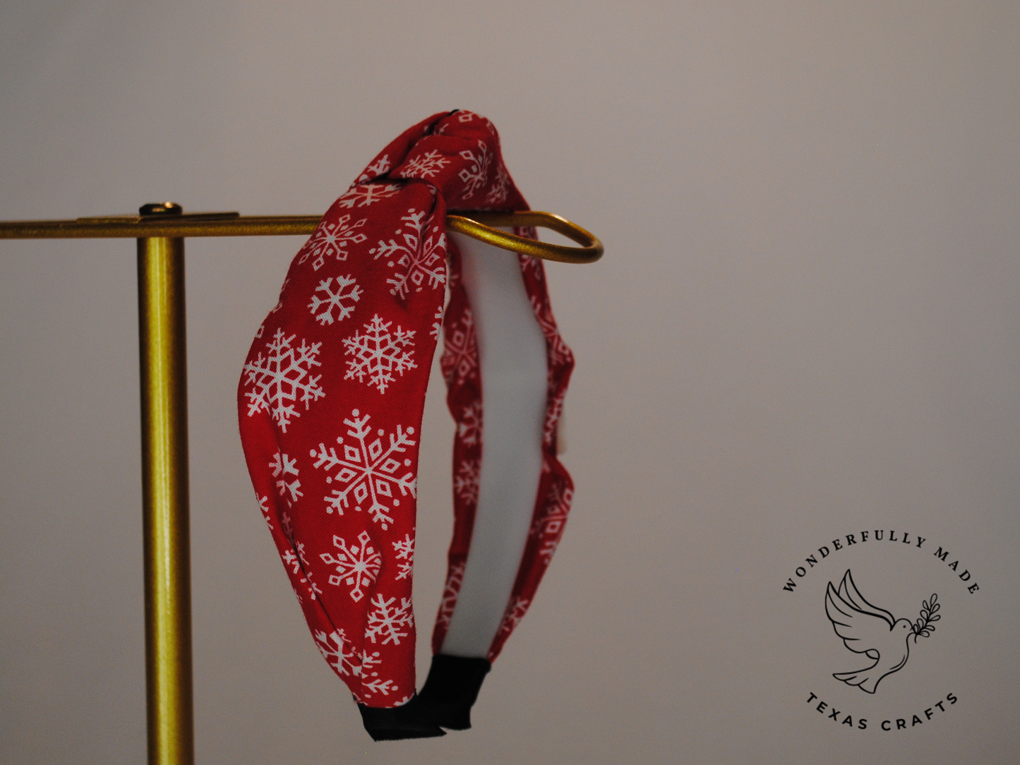 Red Snowflake Headband