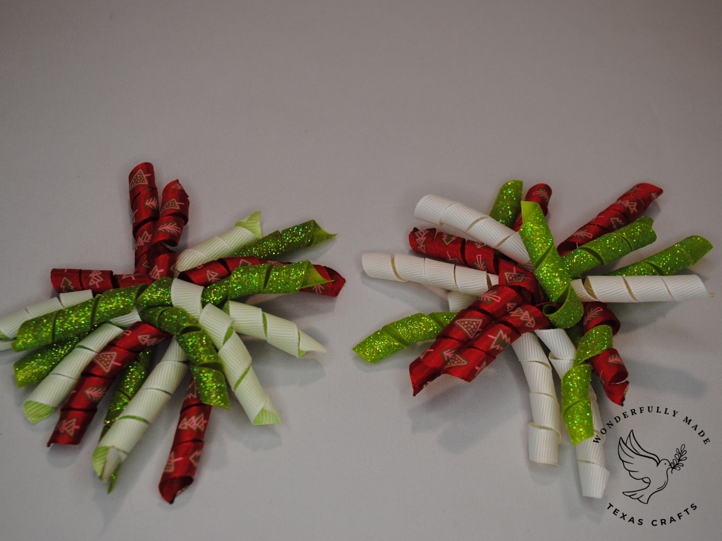 2 pcs - Light Green and Trees