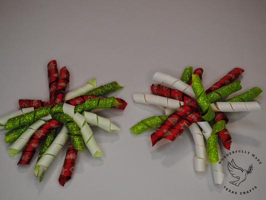 2 pcs - Light Green and Trees