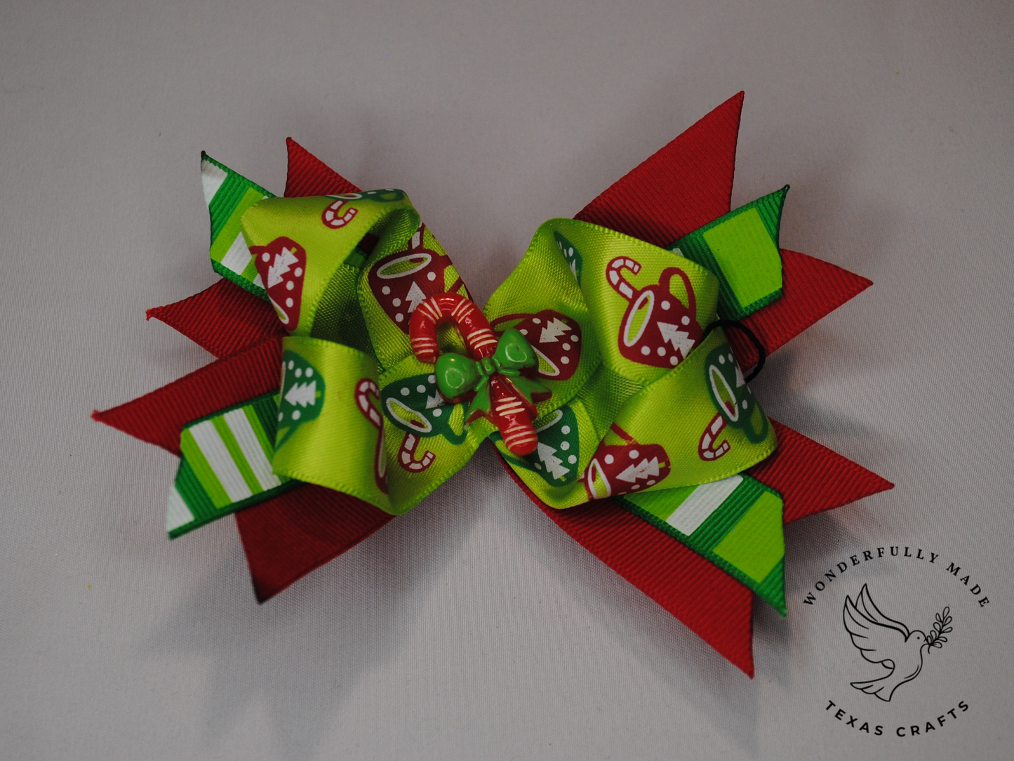 Peppermint mini bow
